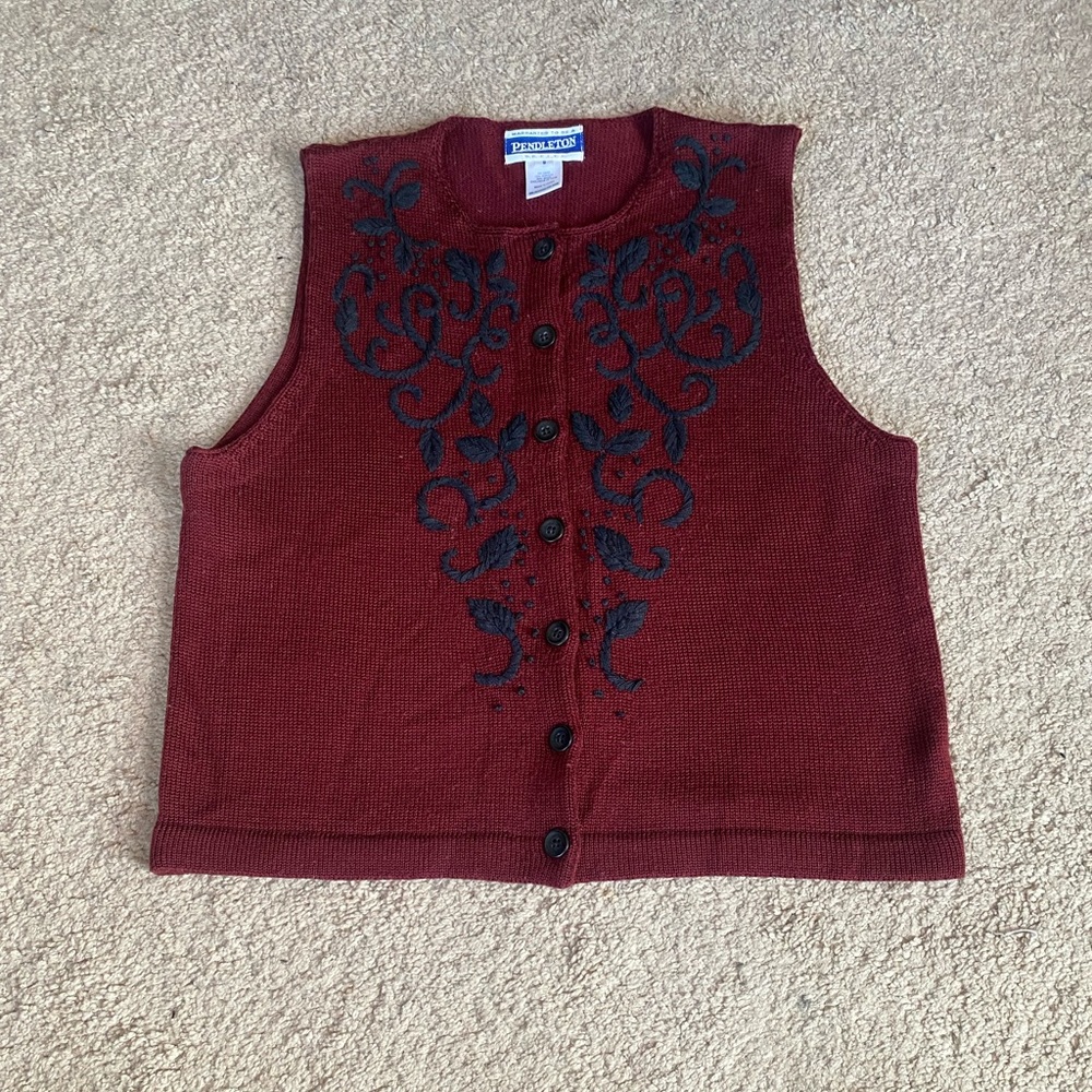 Vintage Pendleton Sweater Vest